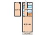 エスポワール本山 1Kの間取り