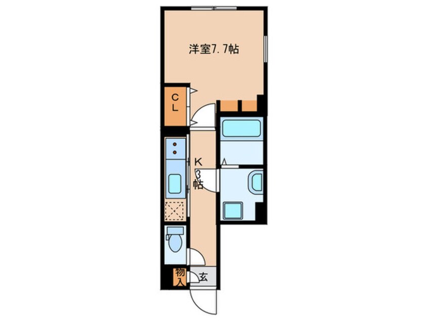 間取図 LUORE大曽根