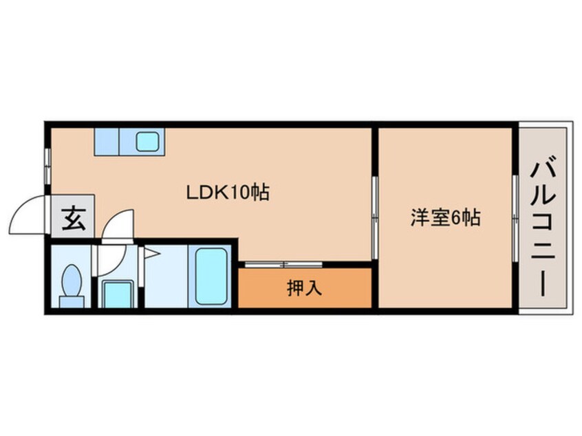 間取図 サンシャイン稲上