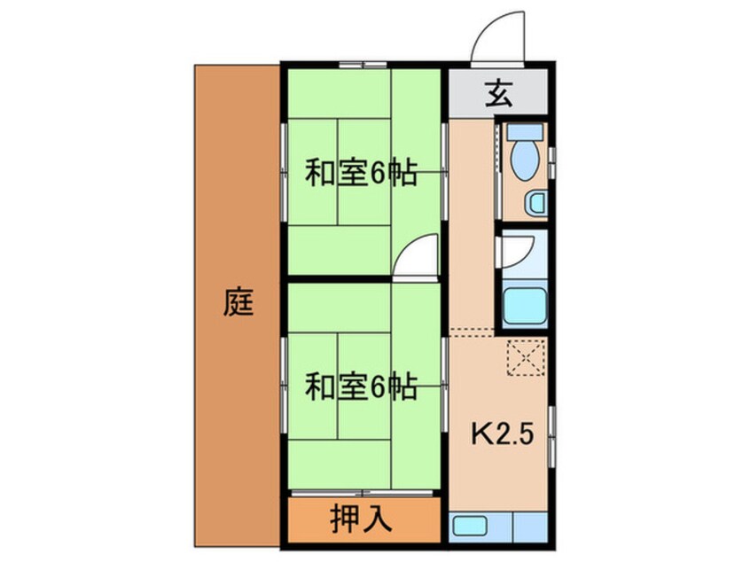 間取図 塚本貸家