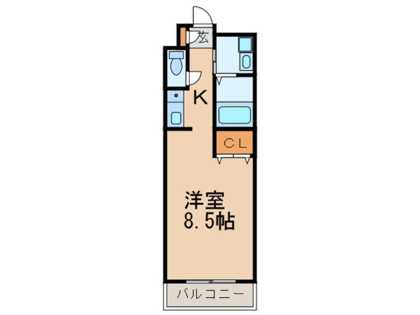 間取図 アムール白浜