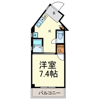 間取図 第3クリスタル