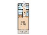 ＫⅡ－ＯＫＡＳＡＮ　Ｂ．参番館 1Kの間取り