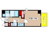 シャルマン新栄 1Kの間取り