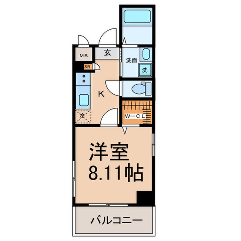 間取図 シャルマン新栄