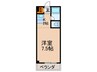 ハイネス四ツ谷 1Kの間取り