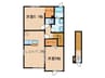 昇華Ⅱ 2LDKの間取り