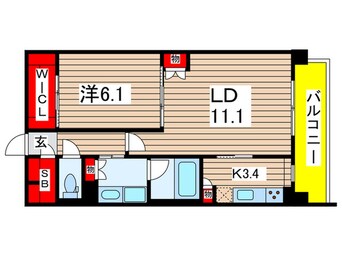 間取図 ヒヴィ・カーサ瑞穂