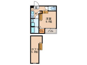 間取図 La ciel 菊井