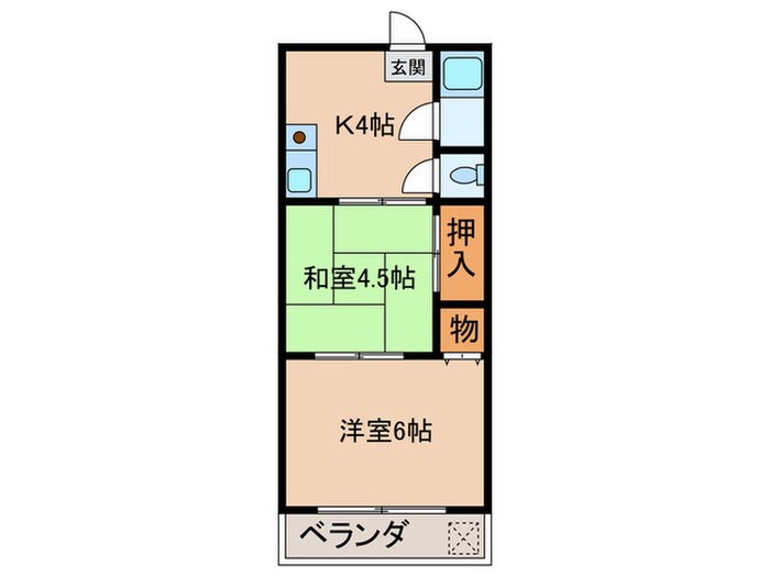 間取り図 モリハイツ