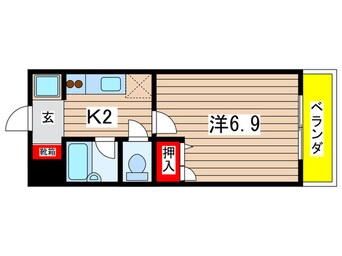 間取図 ヴァンベ－ル桜山