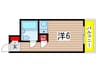 サンハイツ喜多村 1Rの間取り