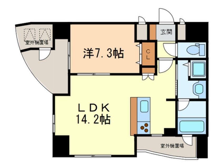間取図 Proceed金山２