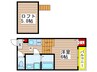 ノブレス・ルミエ 1Kの間取り