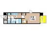 パルティール笠寺 1Kの間取り