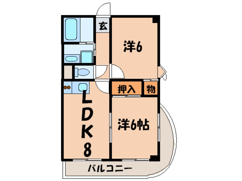 間取図 ドゥエトワール