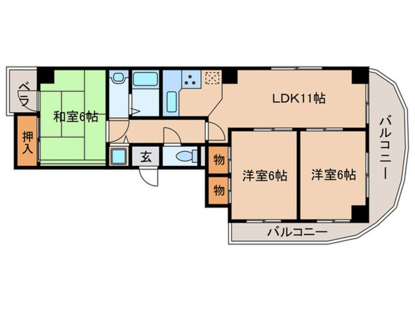 間取図 ドゥエトワール