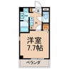 グランドール名駅 1Kの間取り