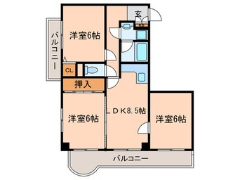 間取図 メゾン　エトワ－ル