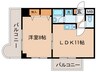 メゾン　エトワ－ル 1LDKの間取り