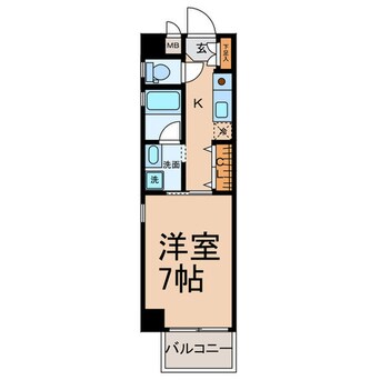 間取図 Ｓｕｎ Ｓｔａｔｅ城北