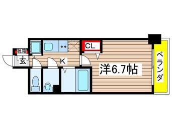 間取図 プレサンス金山デュアル（1503）