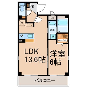 間取図 axis sakae Ⅴ