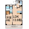 axis sakae Ⅴ 1LDKの間取り