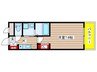 Ｓｕｎ Ｓｔａｔｅ白壁 1Kの間取り