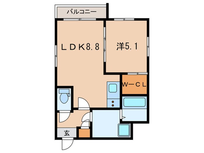 間取り図 MOVE中村日赤NORTH