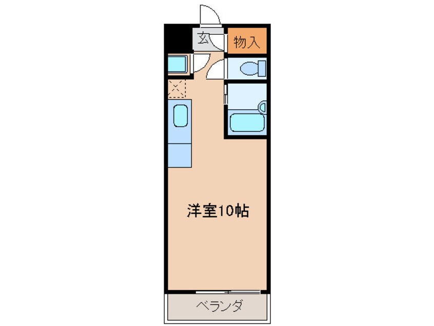 間取図 CRETACEOUS　PARKⅣ