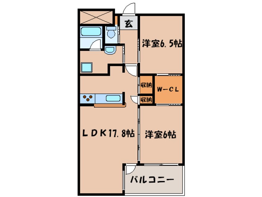 間取図 ボヌ－ル