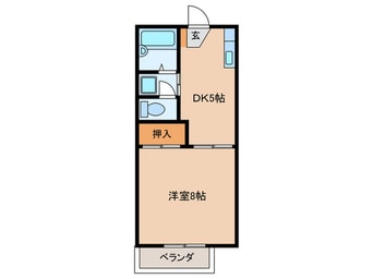 間取図 ベルタウンＡ棟