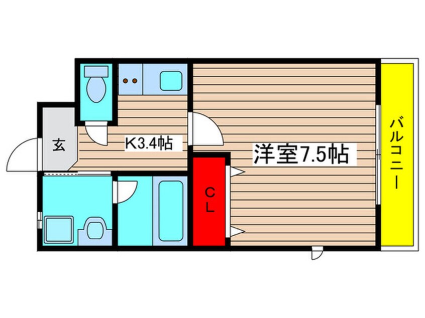 間取図 ラフィネ東海通