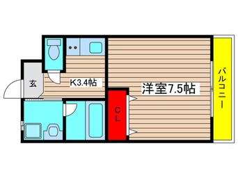 間取図 ラフィネ東海通