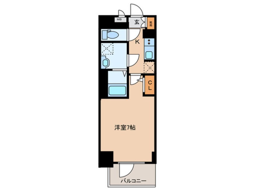 間取図 S-RESIDENCE名駅太閤