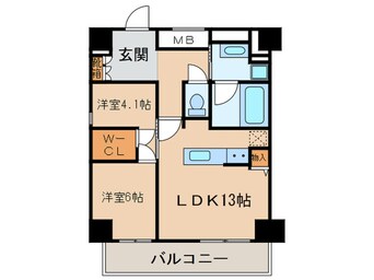 間取図 御幸レジデンス丸の内