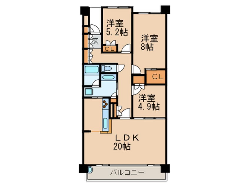 間取図 プライムメゾン富士見台