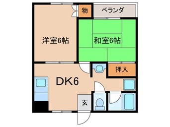 間取図 ゴールデンハイツB