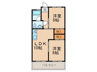 間取図 マンション中村