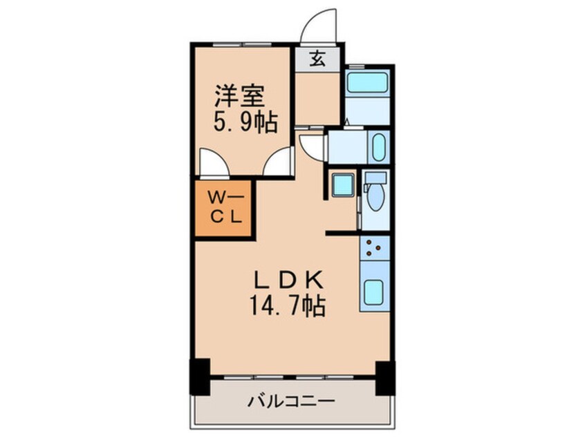 間取図 マンション中村