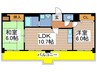 メゾンかおる 2LDKの間取り