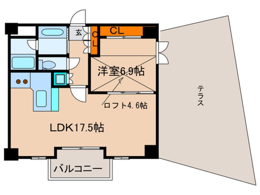 間取図 シャト－ヨサミ