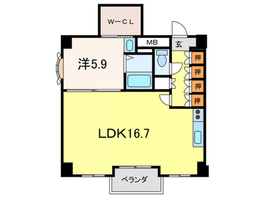 間取図 シャト－ヨサミ