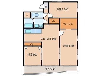 間取図 上原マンション