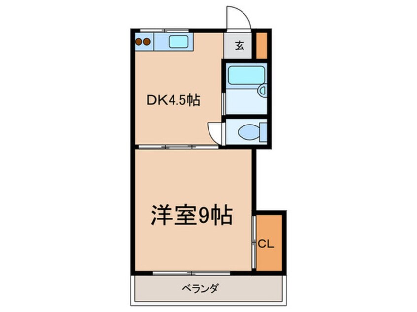 間取図 コーポ松重