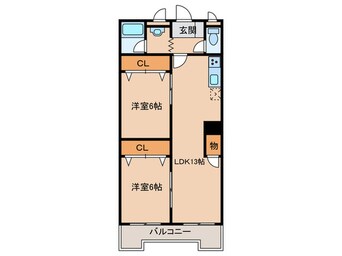 間取図 さくらマンション中川