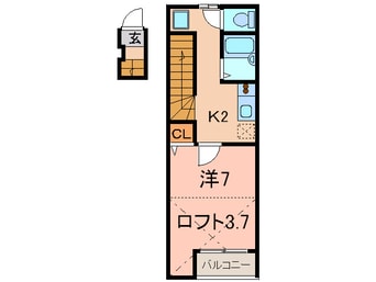 間取図 パレッタ砂子
