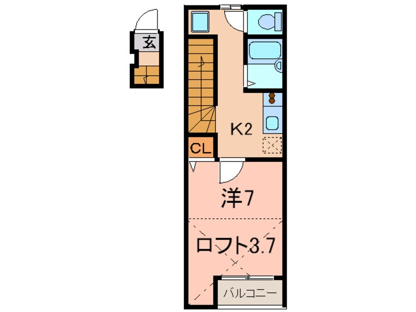 間取図 パレッタ砂子