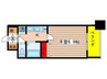プレサンス泉セントマーク(407) 1Kの間取り